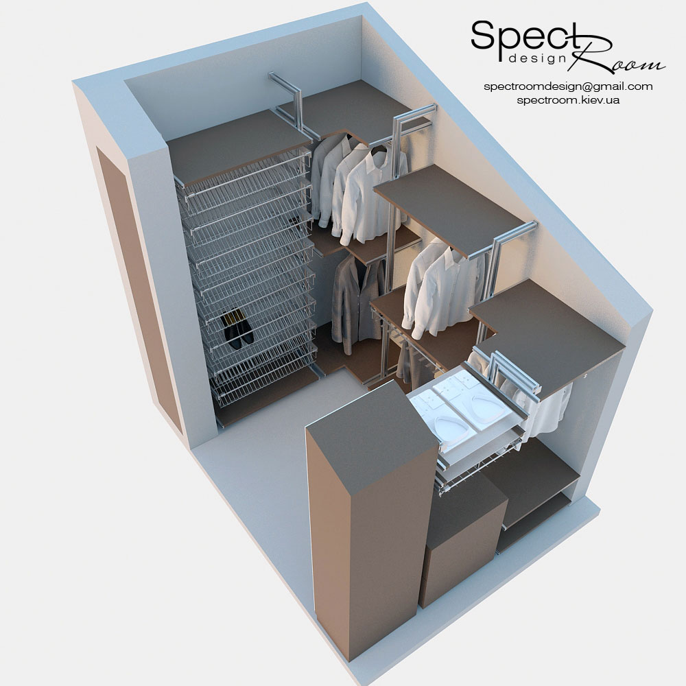 Дизайн інтер'єру дворівневої квартири  - Spectroom